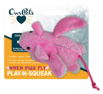 - Indoor pet toy recommendationsOurpets Play N Squeak Pig