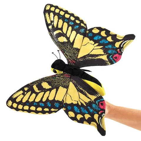 - Parrot climbing and standing wooden frameFolkmanis swallowtail butterfly puppet