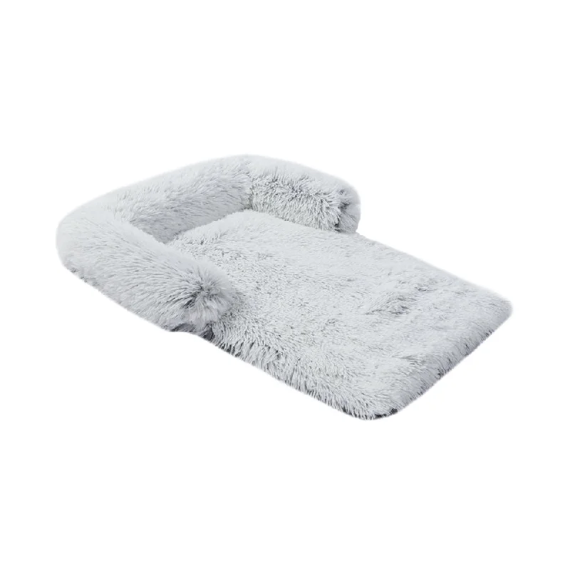 - Dog disposable foam shower gelCharlie's Shaggy Faux Fur Bolster Sofa Protector Calming Dog Bed