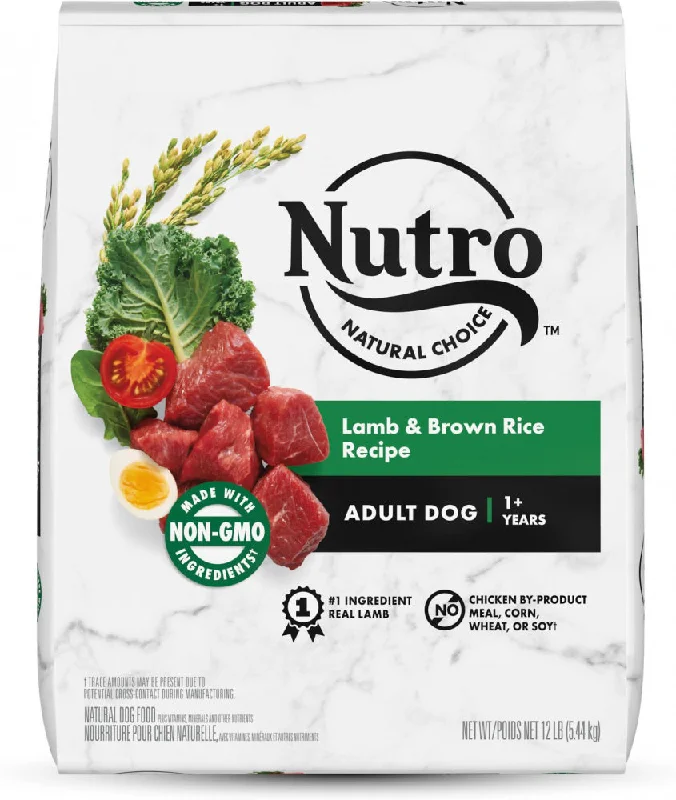 2. **Brand-Related**   -Fish-containing dog foodNutro Natural Choice Adult Lamb & Brown Rice Recipe Dry Dog Food