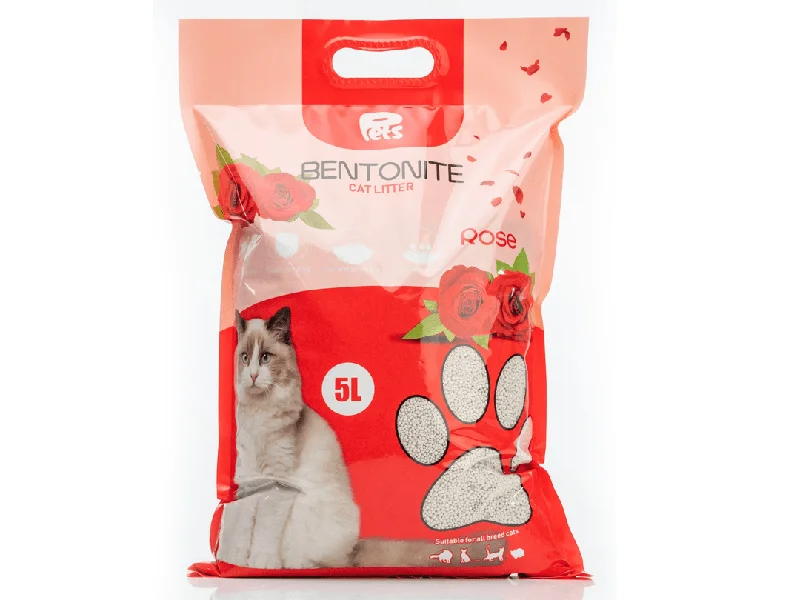 Pet carePets Bentonite Cat Litter with Rose Scent 5L/4kg