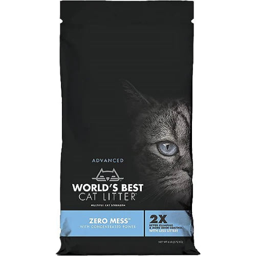 remove dead hair and dandruff, and promote pet skin health.World's Best Advanced Zero Mess Cat Litter 24lb