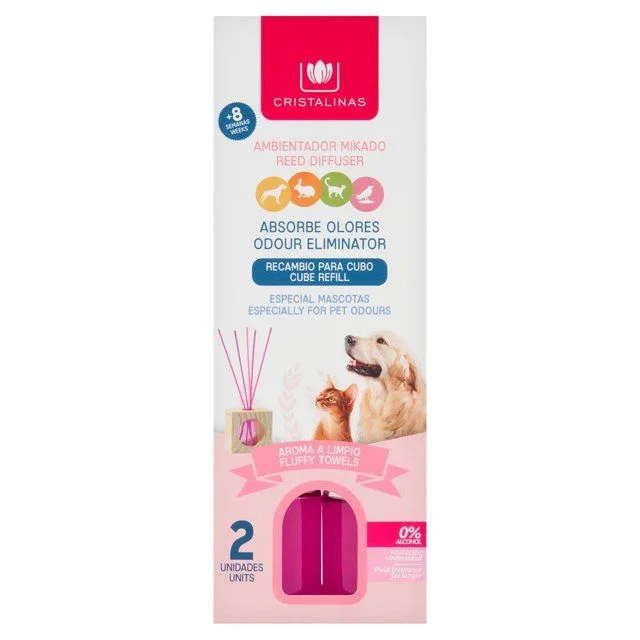 - Dog anti-slip matCristalinas Pet Odour Eliminating Reed Diffuser Refill Fluffy Towels   2 x 30ml