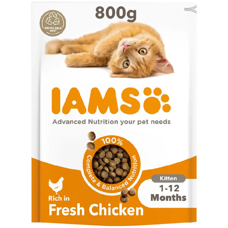 - Pet stroller can be taken on the planeIams for Vitality Fresh Chicken Dry Kitten Food