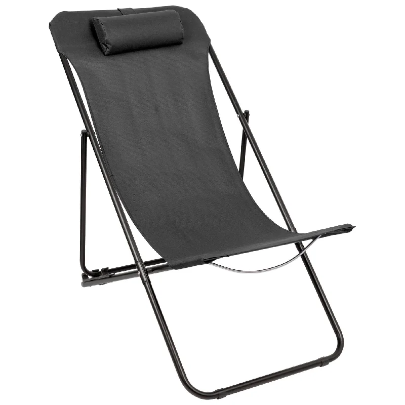 - Deodorizing cat litter tofu litterFolding Metal Deck Chair - By Harbour Housewares