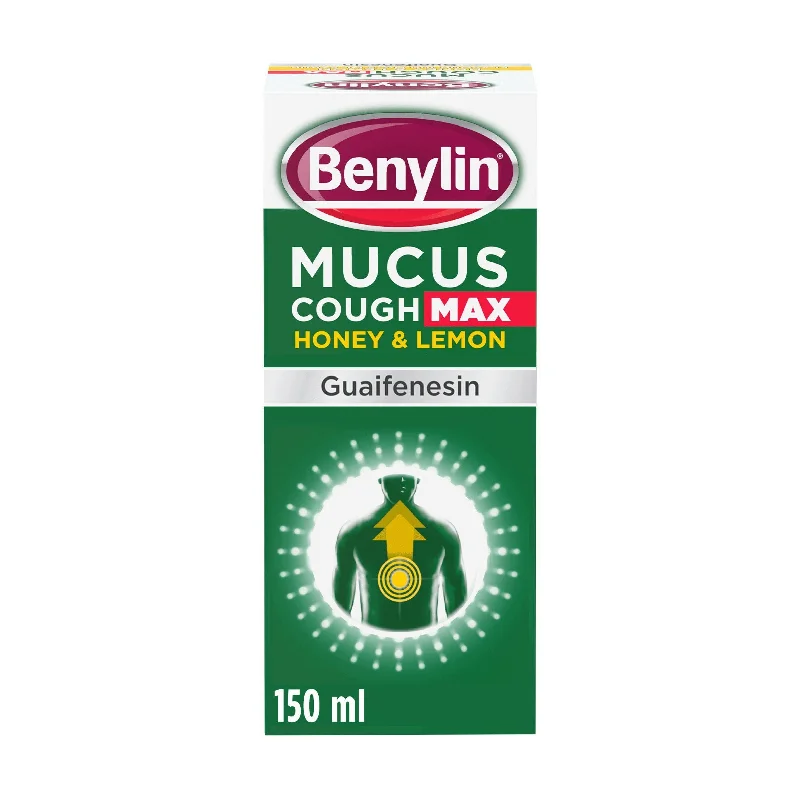 Pet ProductsBenylin Mucus Cough Max Honey & Lemon Flavour 100 mg/5 ml Syrup 150ml