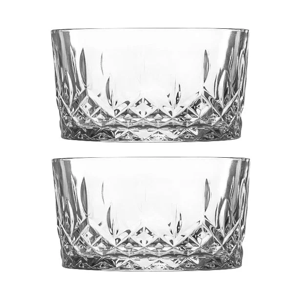 ---Odin Glass Snack Bowls - 9.5cm - Pack of Two - By LAV