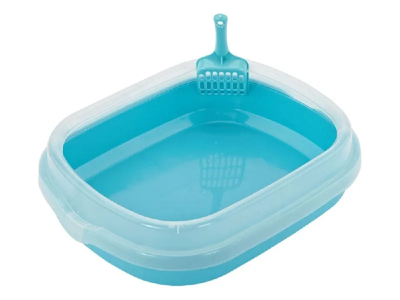 Pet conditioner: used to care for pet hair,Cat litter box transparent lid Color bottom