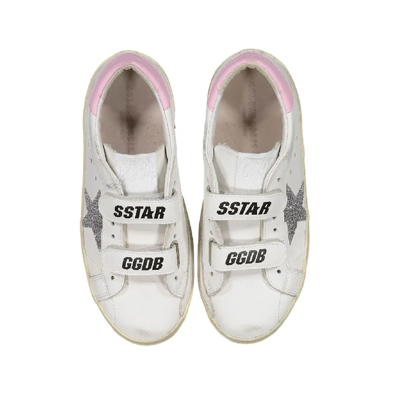 - Organic cotton dog bibsGolden Goose Optic White/Crystal/Orchid Pink Old School Sneakers