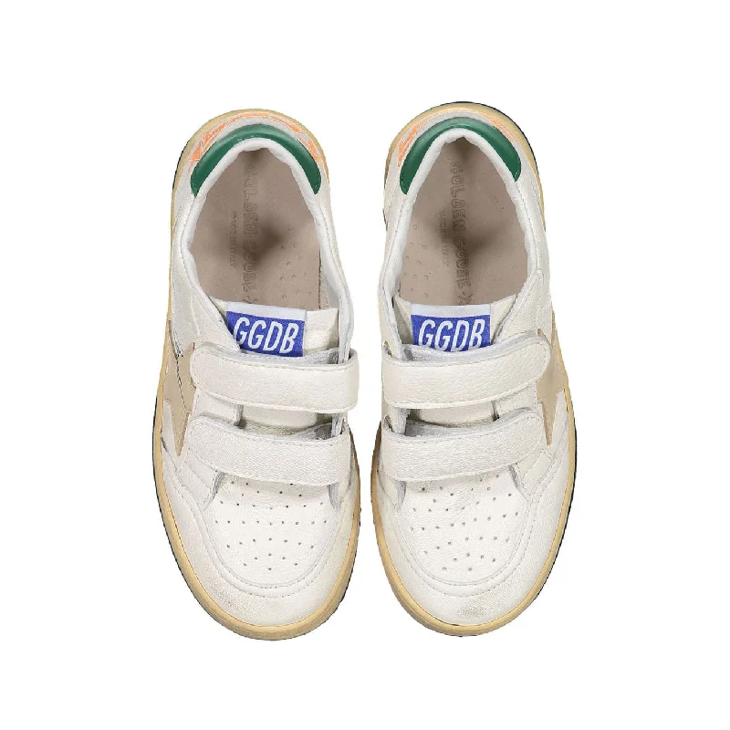 - Custom pet birthday cakeGolden Goose White/Smoke Grey/Green Ballstar Strap Sneakers