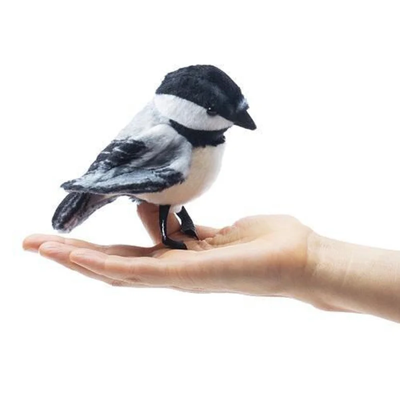 ---Folkmanis mini chickadee finger puppet