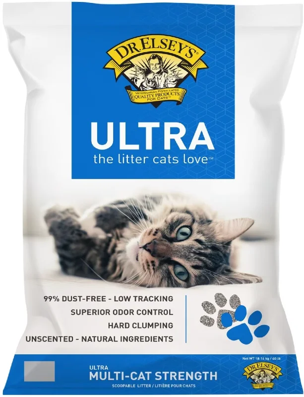 with the functions of decontamination, deodorization, and nourishment.Dr. Elsey's Ultra Precious Cat Litter 40lb