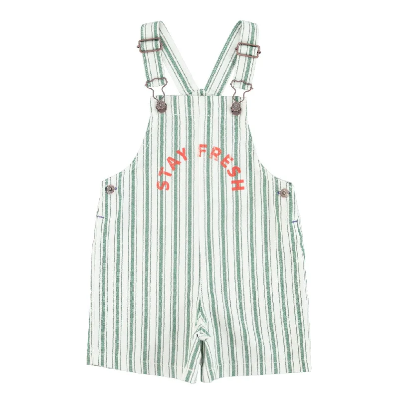 - ​​Pet toys under 10 yuanPiupiuchick White/ Green Stripes Short Dungarees