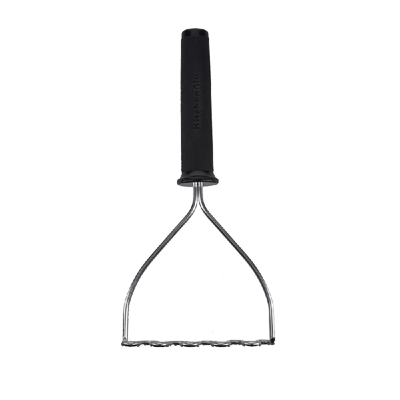  -Splash-proof food bowl AND Anti-choking slow food bowlKitchenAid Soft Touch Wire Masher Black