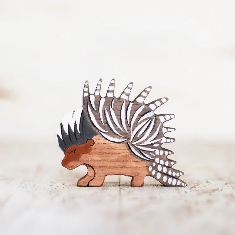 - Winter warm clothes for short-haired dogsWooden Caterpillar porcupine