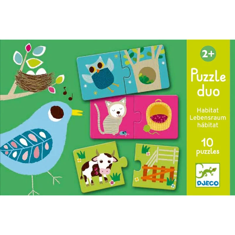 - Summer pet ice matDjeco puzzle duo - habitat