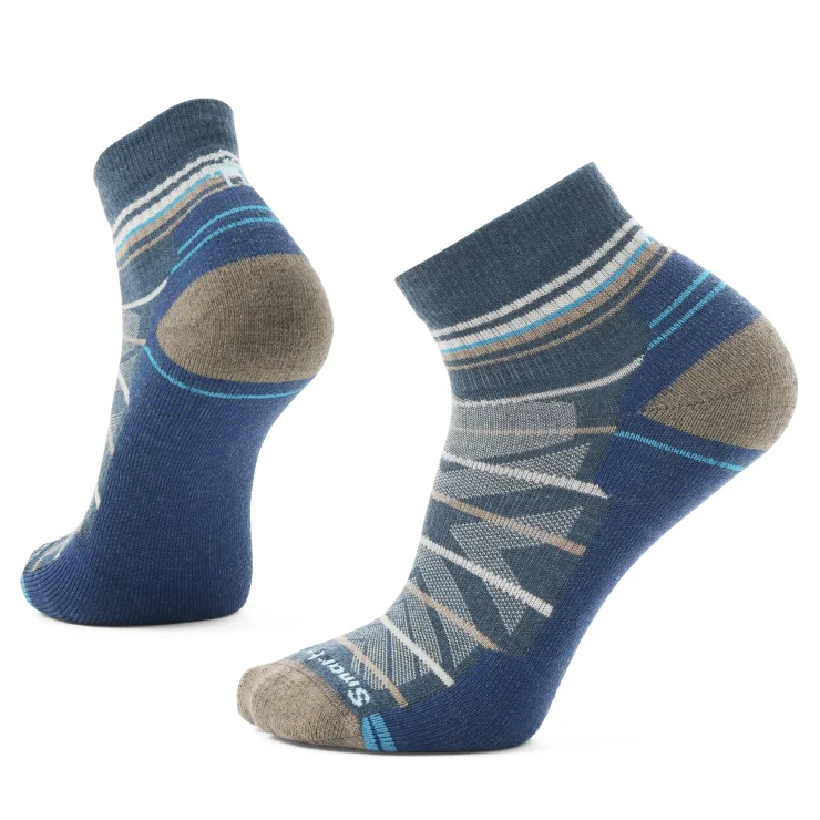 - Cat anti-jump window safety netHike Light Cushion Pattern Ankle Sock - Twilight Blue