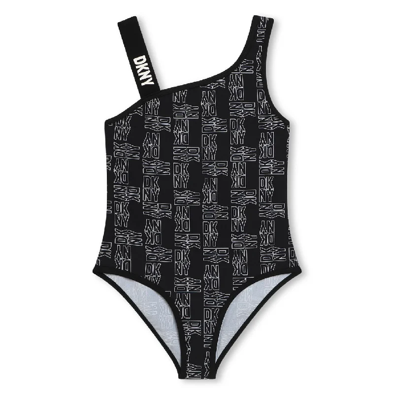 - Custom pet birthday cakeDKNY Black Logo Allover Swimsuit