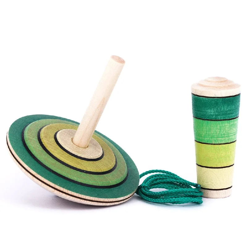 ---Mader My First Spinning Top With Starter - Green