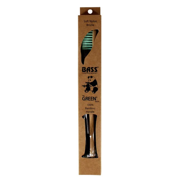 ---Bass Brushes The Green Toothbrush - Soft Nylon Bristle  #10076480