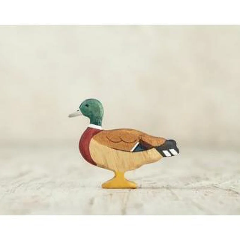 - Remote interactive pet feederWooden Caterpillar mallard duck