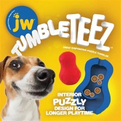 - Dog toy recommendationsJW Tumble Teez Toy