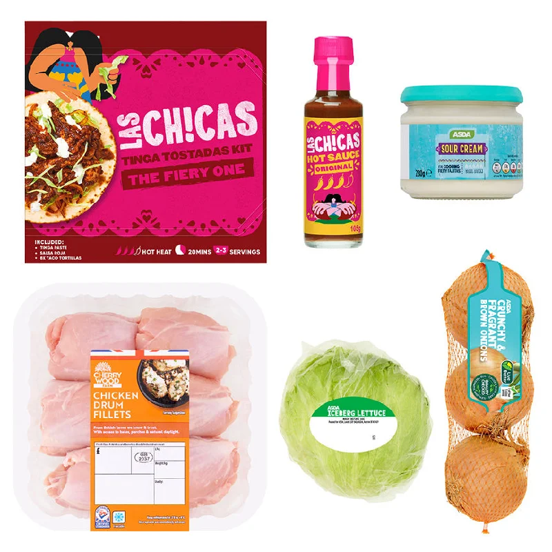 - Dog anti-slip matLas Chicas Chicken Tinga Tostadas Meal Kit Bundle