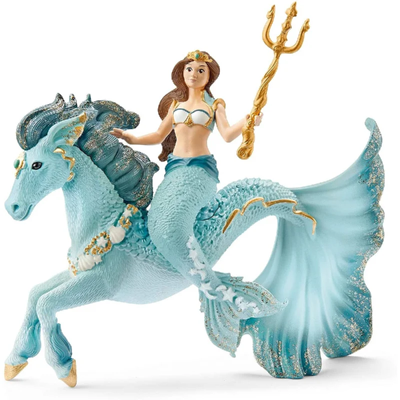 - ​​Christmas pet Christmas clothingSchleich mermaid Eyela riding underwater horse