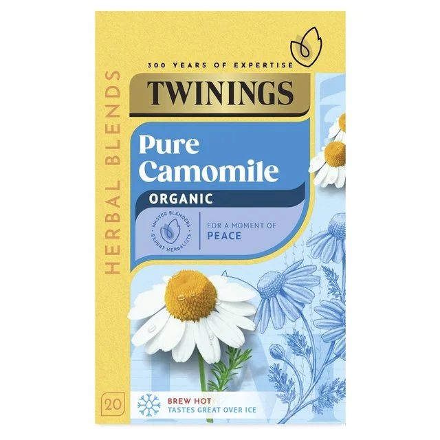 - Air box TSA certified check-inTwinings Organic Camomile Tea   20 per pack