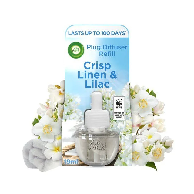 ---Airwick Crisp Linen & Lilac Plug In Refill   19ml