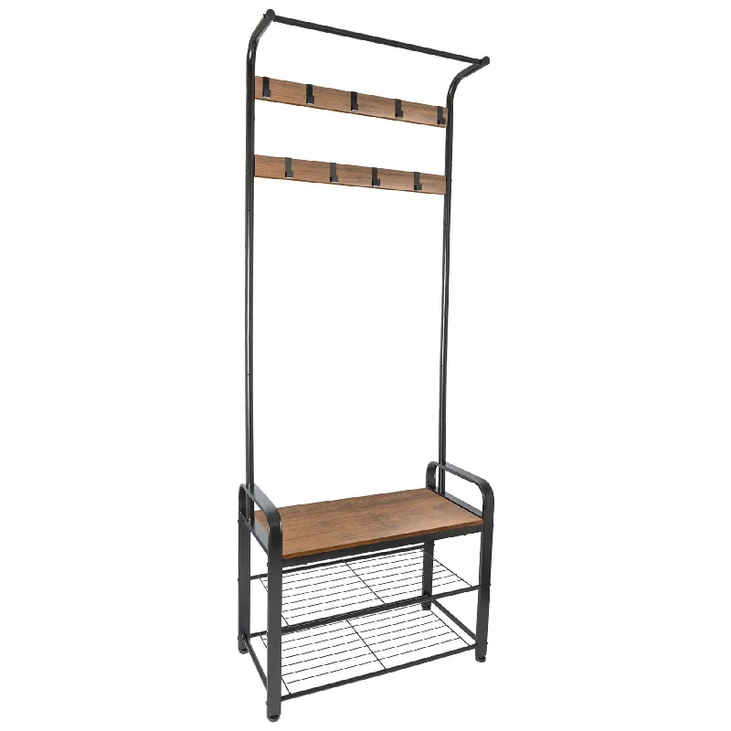  -Non-contact cat thermometerCurved Steel Coat Rack with Shoe Storage Bench - By Harbour Housewares