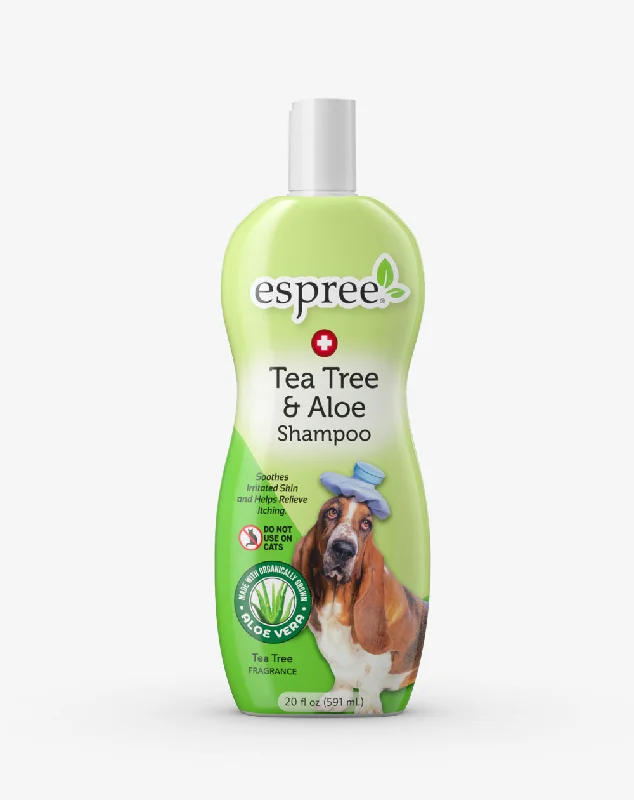 Pet shampoo: a shampoo specifically used to clean pet hair,Espree Tea Tree & Aloe Dog Shampoo