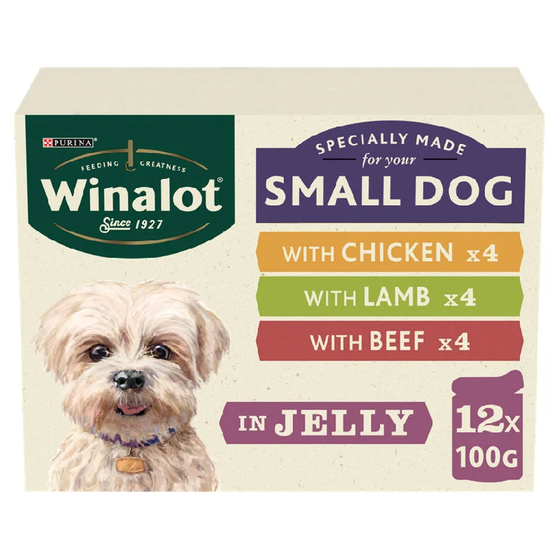    - Cat food for picky eaters  - Tear stain dog foodWinalot Small Dog Food Pouch Mixed in Jelly 12 x 100g