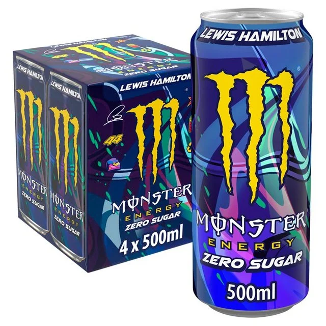 - Summer pet ice matMonster Energy Drink Lewis Hamilton Zero Sugar   4 x 500ml