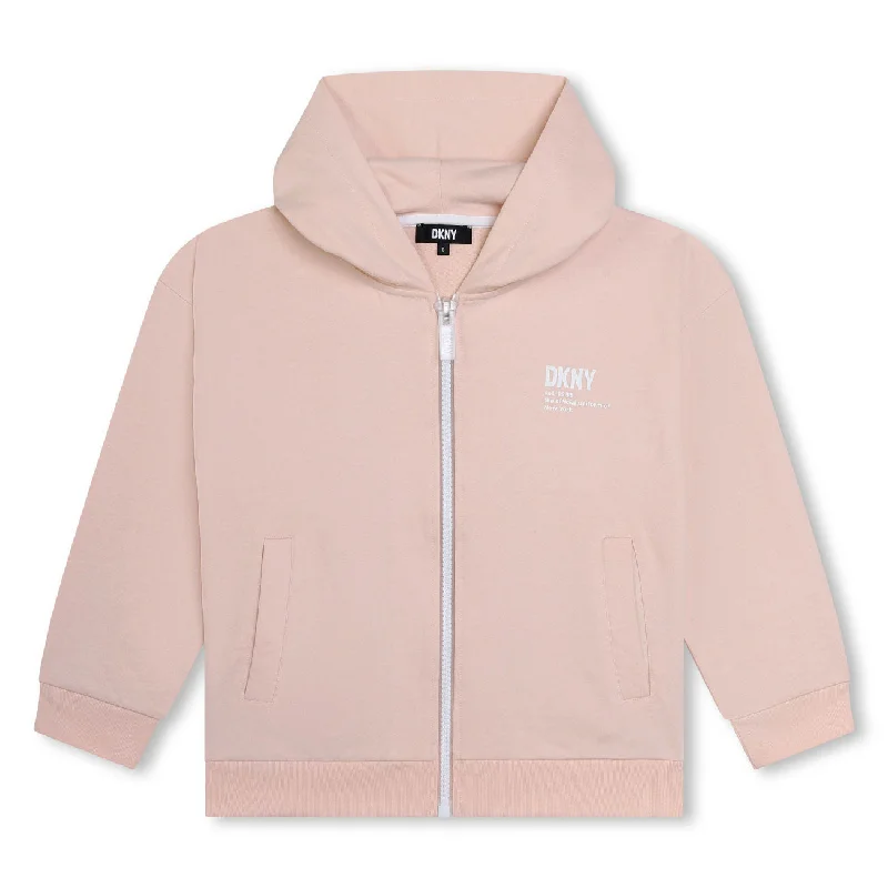  -Anti-scratch scratching board AND cat bed in oneDKNY Pink Logo  Zip-Up Hoodie