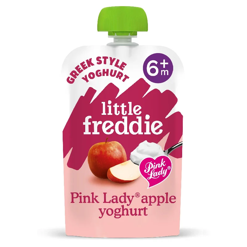 - Remote interactive pet feederLittle Freddie Organic Creamy Pink Lady Apple Greek Style Yoghurt Stage 1 +6 Months Smooth 100g