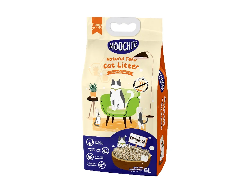 making it smoother and more shiny.MOOCHIE NATURAL TOFU CAT LITTER - ORIGINAL SCENT 6L