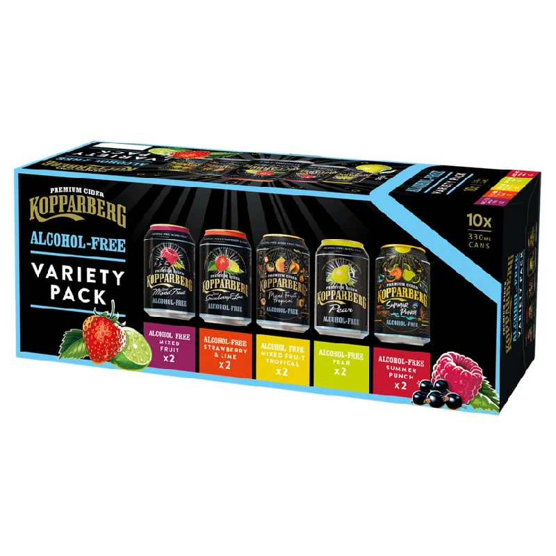 Pet ProductsKopparberg Alcohol-free Variety Pack 10 x 330ml