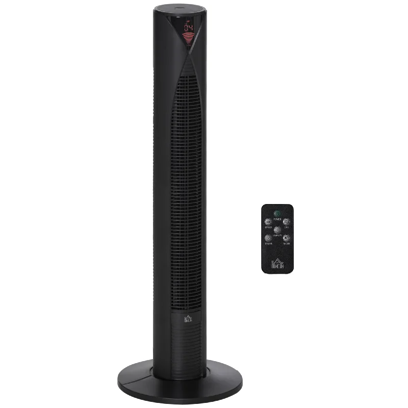 - ​​Pet toys under 10 yuan38" Oscillating Tower Fan Remote Control 3 Speed Modes 12-Hour Timer Ultra Slim Cooling Machine Black - ?31.5 x H96cm