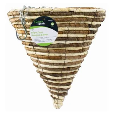 - Pet diabetes prescription foodRope Cone Hanging Basket - 30cm - By Green Blade