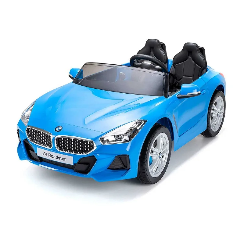 - Cat anti-jump window safety netXootz BMW Z4 12v Electric Ride-On Blue - Blue