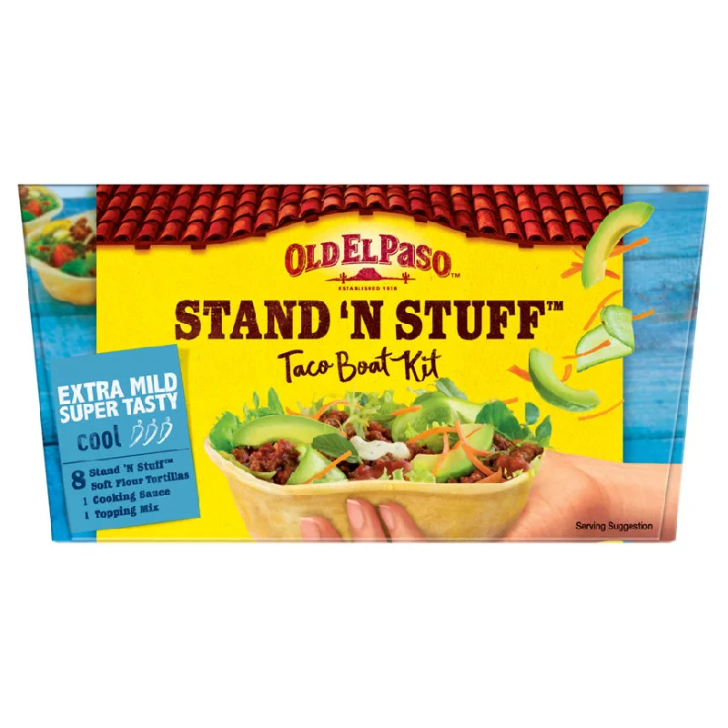 - ​​Christmas pet Christmas clothingOld El Paso Mexican Stand 'N' Stuff Extra Mild Super Tasty Soft Taco Kit