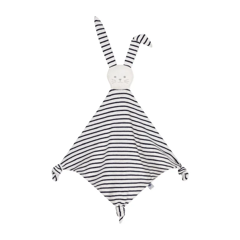 - Cat stress soothing sprayPetit Bateau White/Navy Striped Doudou