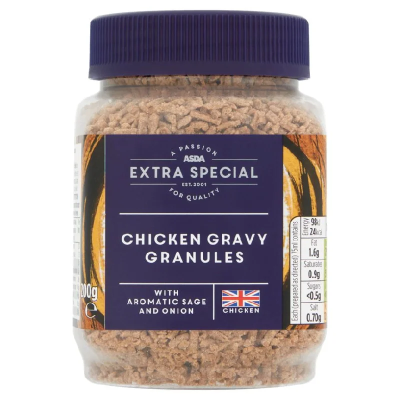 - Natural latex pet mattressASDA Extra Special Chicken Gravy Granules