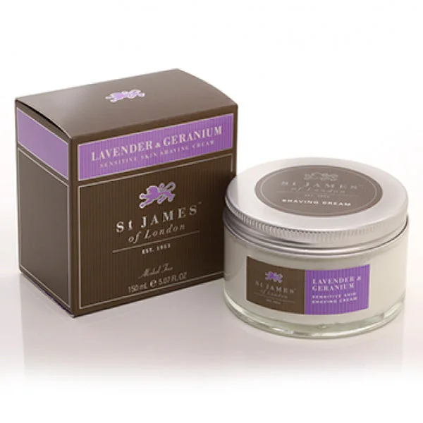 - Organic cotton dog bibsSt. James of London Lavender Geranium Shave Cream Tub (5.07 oz) #10076696