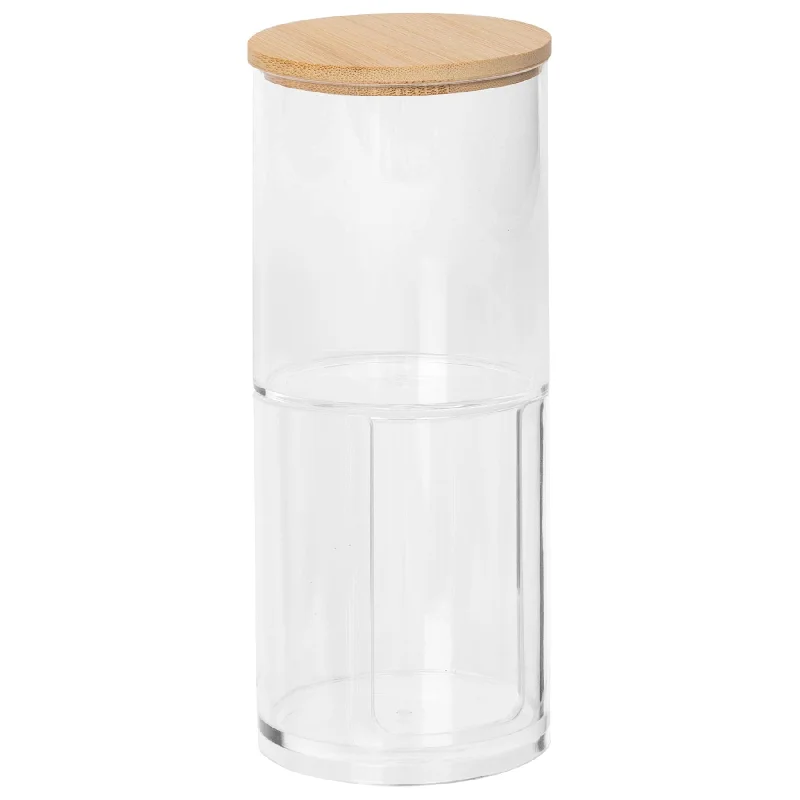 - Air box TSA certified check-inStacking Bathroom Canister with Bamboo Lid - By Harbour Housewares