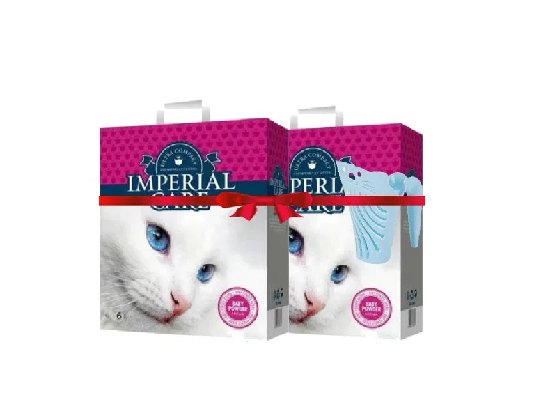 making it smoother and more shiny.Combo MPERIAL CARE premium clumping cat litter 6L 2bags and gift  Cat Litter Shovel 17Cm*12Cm