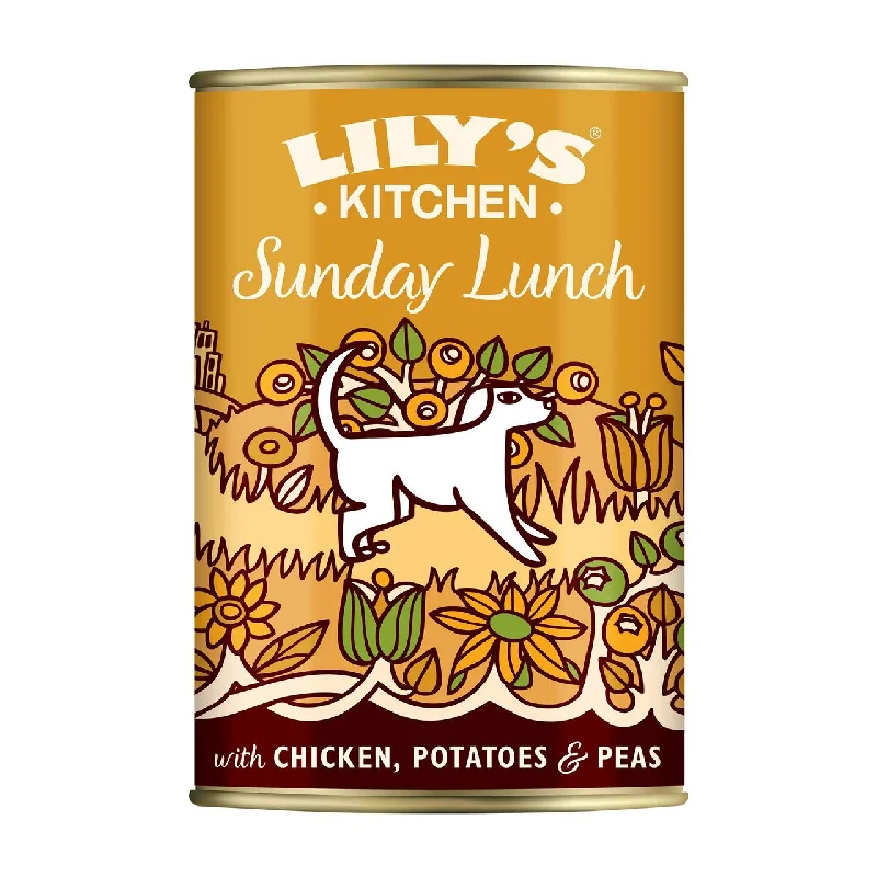    - Cat food for multi-cat households  - Dog food improves immunityLily's Kitchen Sunday Lunch for Dogs 400g