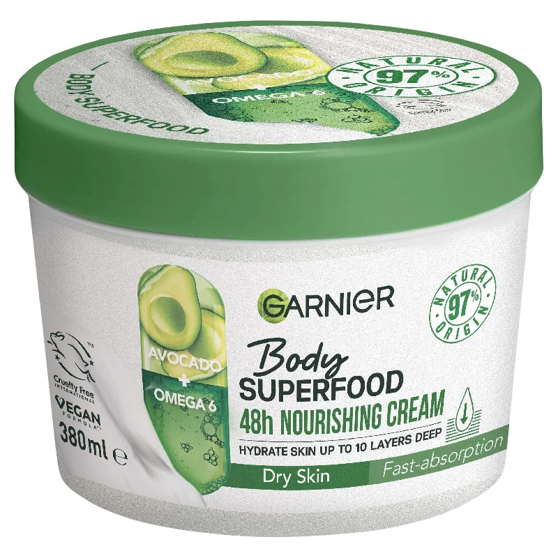 - Pet stroller can be taken on the planeGarnier Body Superfood Avocado & Omega 6 Vegan Nourishing Body Cream 380ml