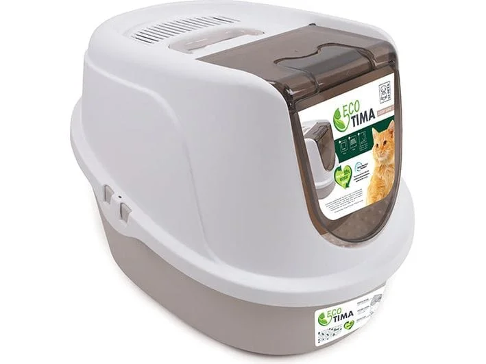 making it smoother and more shiny.Eco Tima Cat Litter Box M - Desert Sand